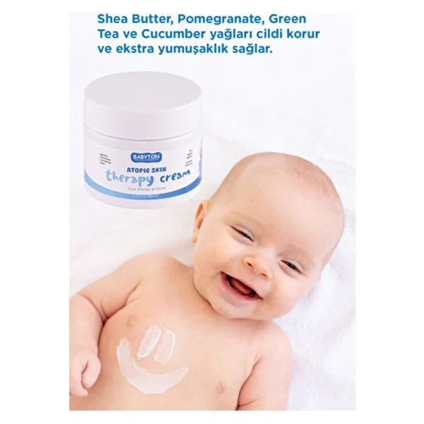 Babyton Atopik Çok Kuru Ve Hassas Ciltler İçin Bebek Vücut Kremi 100 Ml - Görsel 9