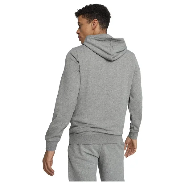 Puma Essentials No.1 Logo 682572-03 Kapüşonlu Gri Erkek Sweatshirt - Görsel 2