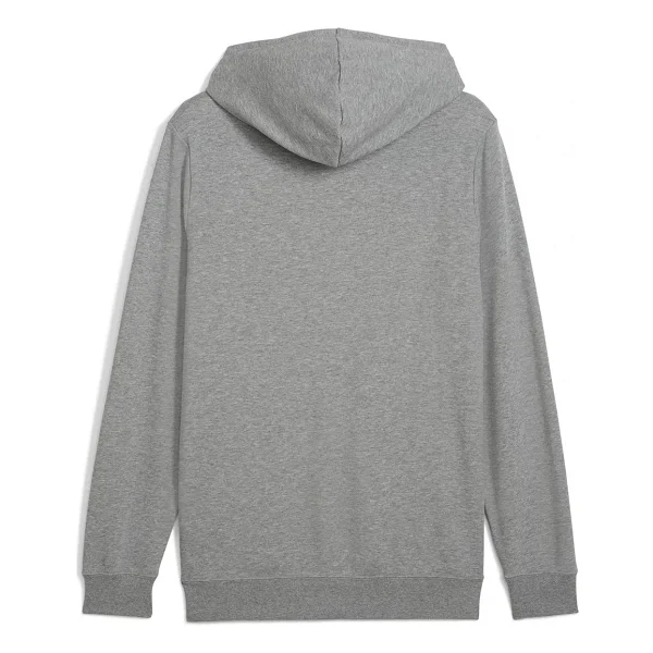 Puma Essentials No.1 Logo 682572-03 Kapüşonlu Gri Erkek Sweatshirt - Görsel 4