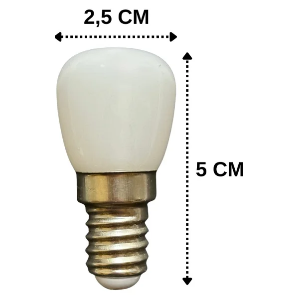 (4 Adet) Heka 2W (14W) 3000K (Sarı Işık) E14 Duylu (İnce Duy) Dim Edilebilir Soft Led Mini Ampul - Görsel 3