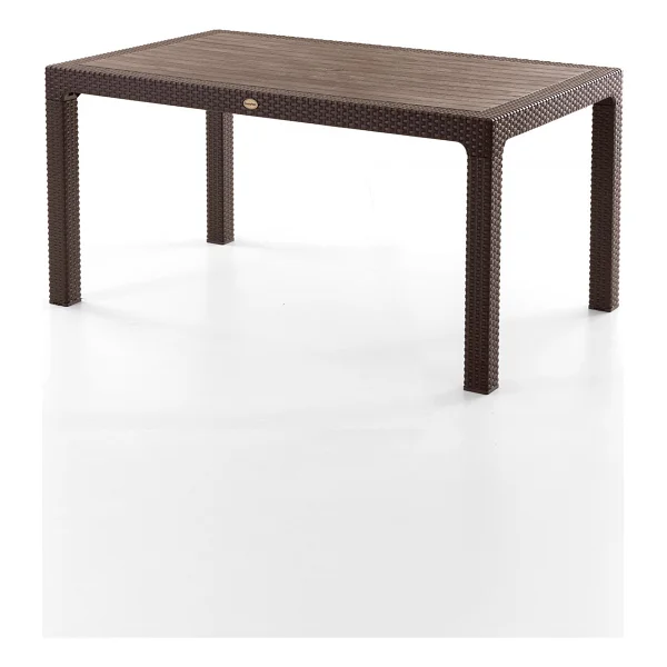 Evdemo King 6 Kişilik Rattan Kahverengi Bahçe & Balkon Takımı - Görsel 3