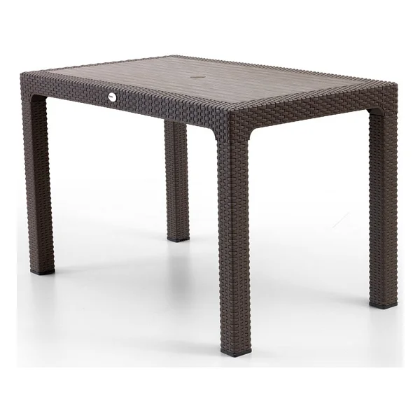 Evdemo Rattan 75x125 Cm Bahçe Masası - Görsel 4