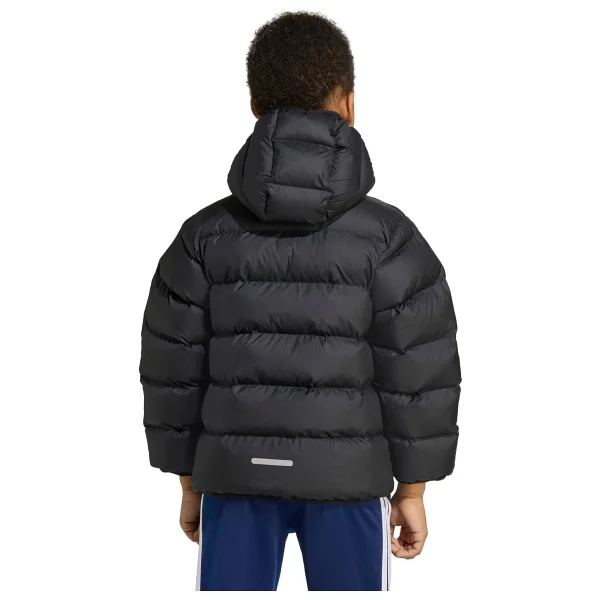 Adidas Synthetic Down Jm8864-Jl7430 Kapüşonlu Siyah Çocuk Şişme Mont - Görsel 4