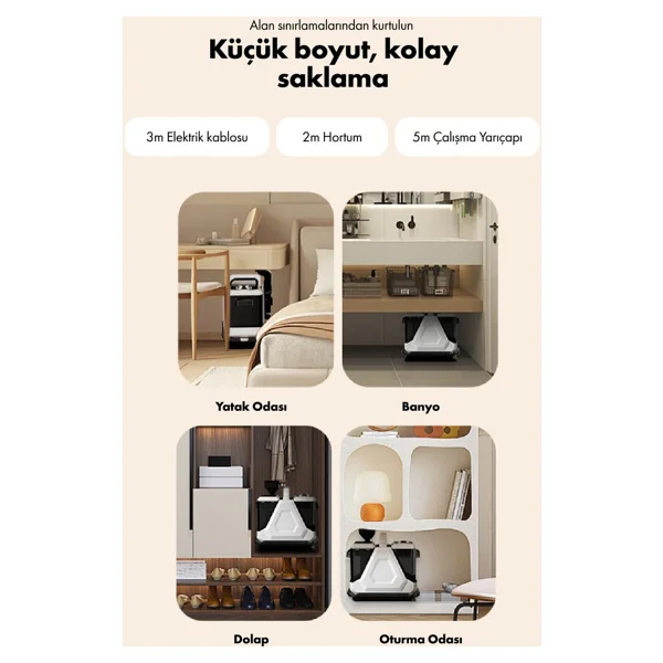 Whirtz Wr-Ea-1000 Koltuk Ve Halı Yıkama Makinesi - Görsel 9
