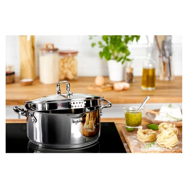 Tefal Duetto 8 Parça Çelik Tencere Seti - Görsel 8