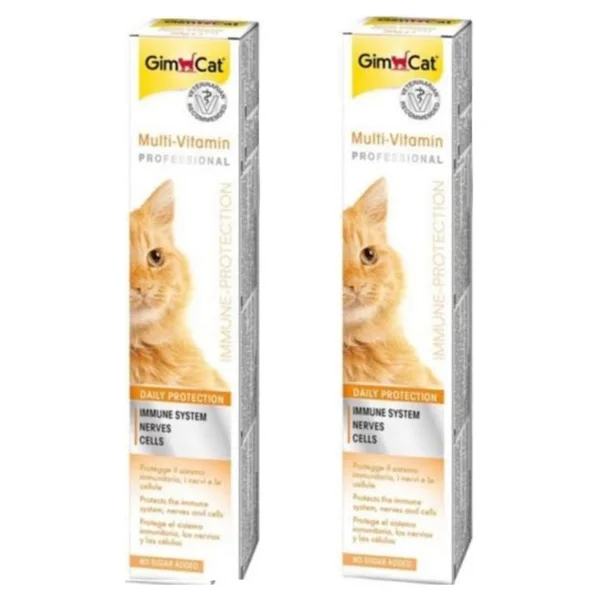 Gimcat Multivitamin 20 Gr 2'li Kedi Macunu - Görsel 2
