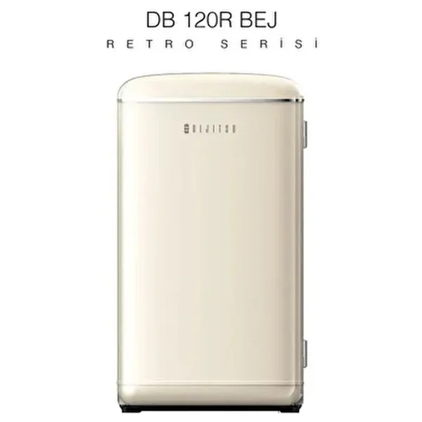 Dijitsu Db120rbe Retro Bej Mini Buzdolabı - Görsel 2