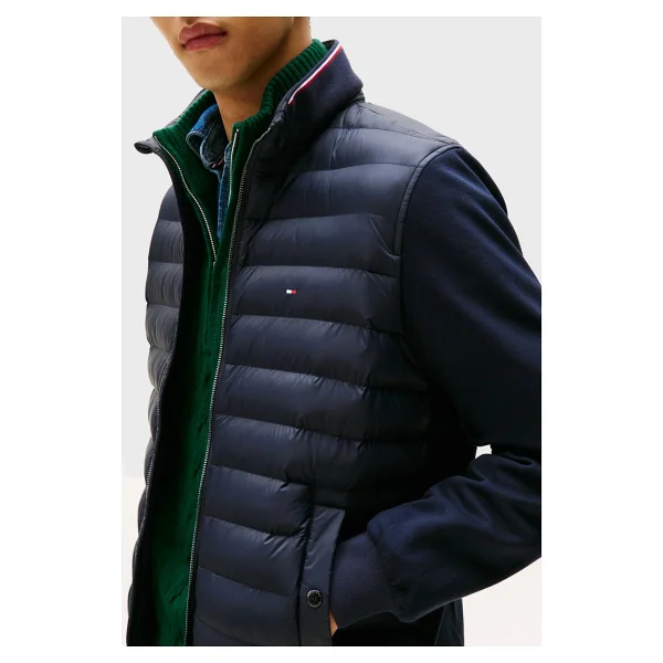 Tommy Hilfiger Kapitoneli Pamuklu Regular Fit Dik Yaka Ceket Erkek Ceket Mw0mw41329 Dw5 - Lacivert - Görsel 4