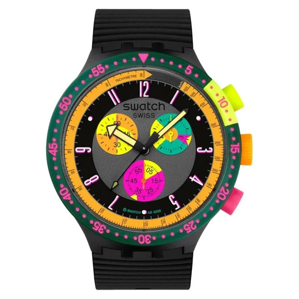 Swatch Neon Seppia Sb02b104 Kol Saati - Görsel 3