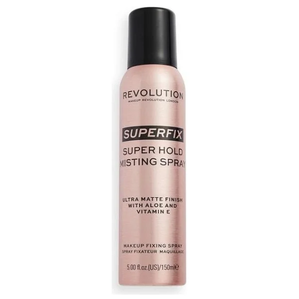 Revolution Superfix Super Hold Ultra Matte 150 Ml Makyaj Sabitleyici Sprey - Görsel 5