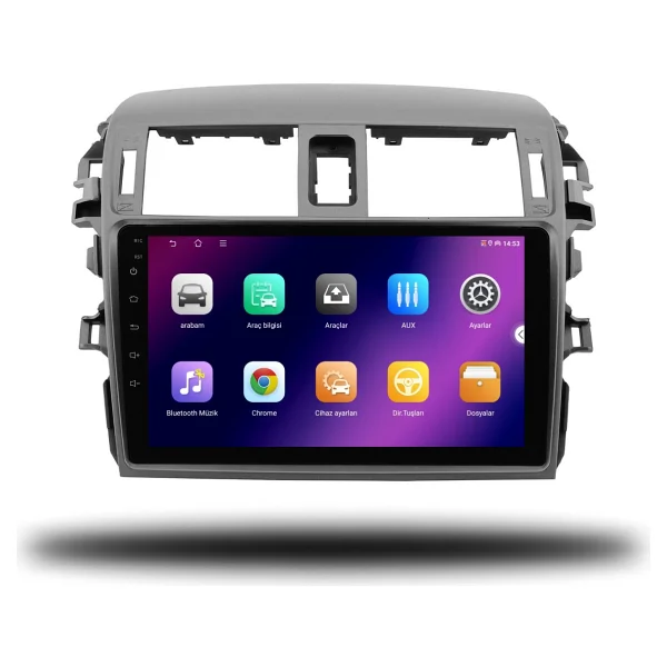 Carplayer Toyota Corolla 2007-2012 Uyumlu Android Multimedya 4gb RAM 32gb Hafıza - Görsel 2