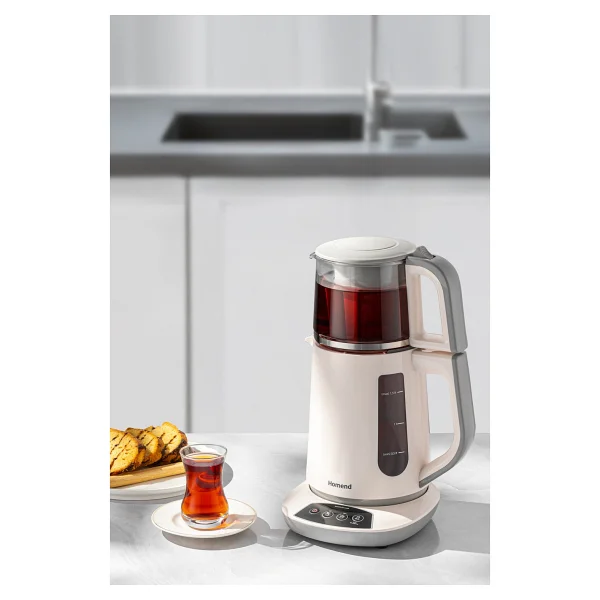 Homend Royaltea 1757H 1700 W Cam Demlikli Çay Makinesi - Görsel 7