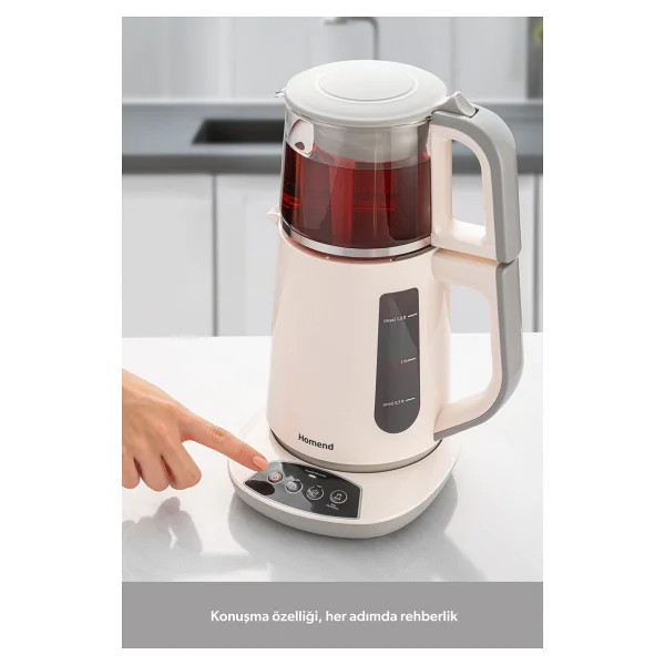 Homend Royaltea 1757H 1700 W Cam Demlikli Çay Makinesi - Görsel 5