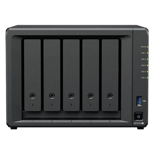 Synology Ds1525 Plus Ryzen V1500b 32gb RAM- 5-Diskli Nas Server (Disksiz) - Görsel 6