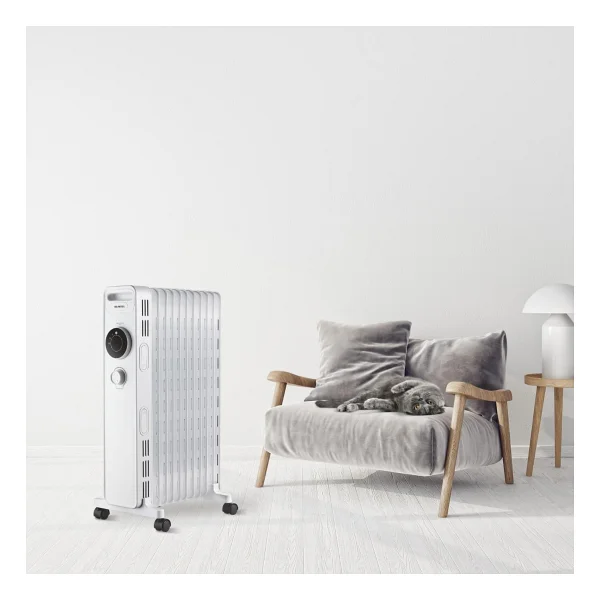 Kumtel Kum-1230s 11 Dilim 2300 W Beyaz Yağlı Radyatör - Görsel 4