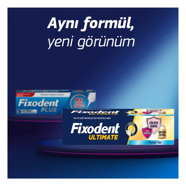 Fixodent Professional Diş Protez Yapıştırıcı Krem 40 Gr Hafif Nane Aromalı Güçlü Tutuş Ve Diş Eti Koruması - Görsel 3
