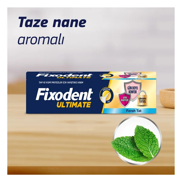 Fixodent Professional Diş Protez Yapıştırıcı Krem 40 Gr Hafif Nane Aromalı Güçlü Tutuş Ve Diş Eti Koruması - Görsel 6
