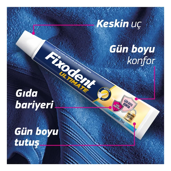 Fixodent Professional Diş Protez Yapıştırıcı Krem 40 Gr Hafif Nane Aromalı Güçlü Tutuş Ve Diş Eti Koruması - Görsel 9