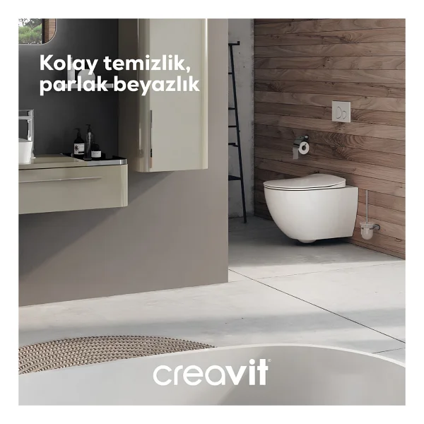 Creavit Free FE320 Beyaz Asma Klozet - Görsel 6