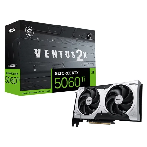 Msı RTX 5060 Tı 8g Ventus 2x Plus G506t-8v2p 128 Bit Gddr7 8 GB Ekran Kartı - Görsel 2