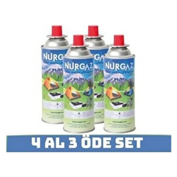 Nurgaz Ng-207 220 Gr 4 Adet Gaz Kartuşu - Görsel 2