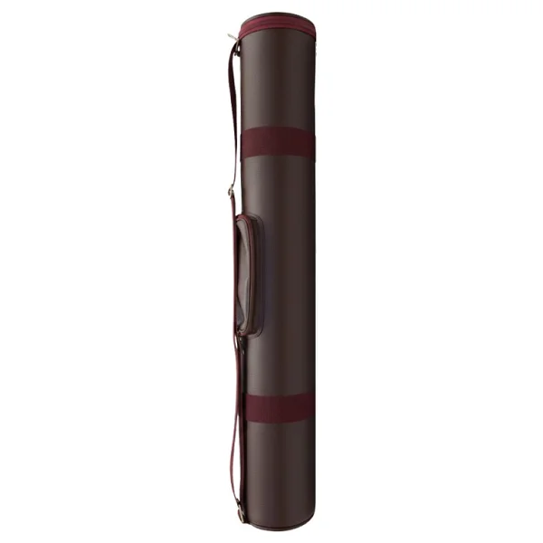 Yuga Suni Deri Proje Tüpü Cepli 10,5 Cm Bordo - Görsel 8