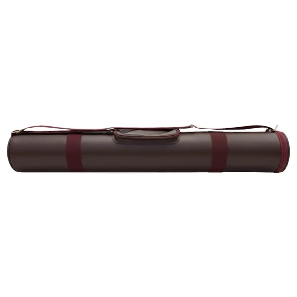 Yuga Suni Deri Proje Tüpü Cepli 10,5 Cm Bordo - Görsel 2