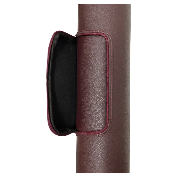 Yuga Suni Deri Proje Tüpü Cepli 10,5 Cm Bordo - Görsel 5