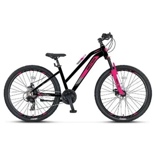 Ümit Motion L-2d 2479 Md Siyah-Pembe 21 Vites 24 Jant Kadın Dağ Bisikleti - Görsel 2