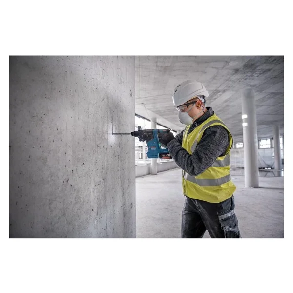 Bosch Gsb 18v-65 + Gws 18v-11 + Gbh 18v-24c 3 Akülü 5 Ah Elektrikli El Aletleri Seti - Görsel 3
