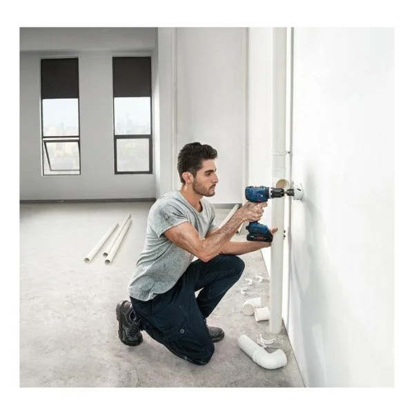 Bosch Gsb 18v-65 + Gws 18v-11 + Gbh 18v-24c 3 Akülü 5 Ah Elektrikli El Aletleri Seti - Görsel 4