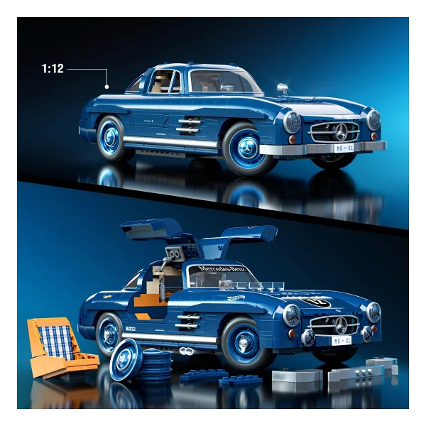 Hot Wheels Premium Serisi Mercedes-Benz 300sl Araba Hww25 - Görsel 3
