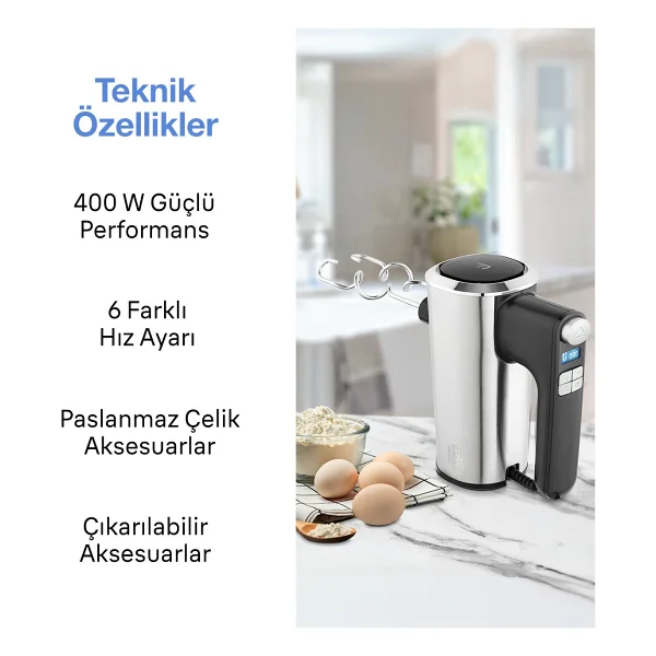 Fakir Hm 5019 400 W El Mikseri - Görsel 3