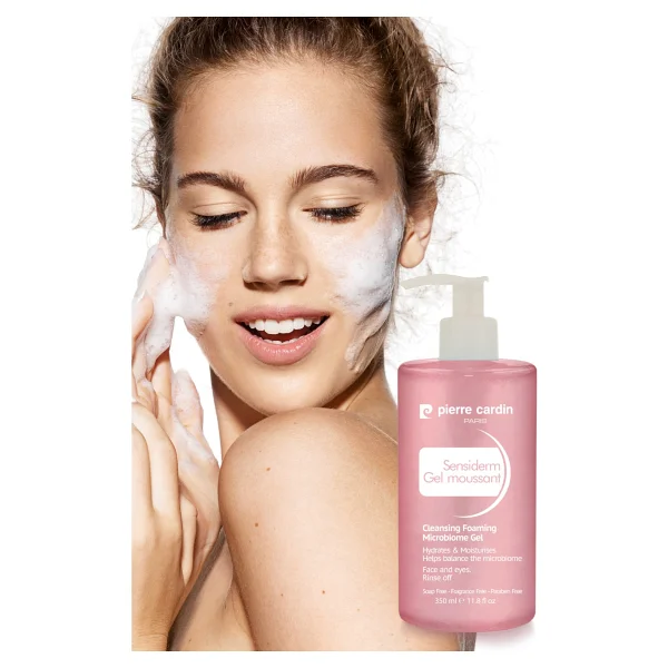 Pierre Cardin Sensiderm Foaming Gel Hassas Ve Normal Ciltler Durulanan Micellar Yüz Temizleme Jeli 350 Ml - Görsel 2