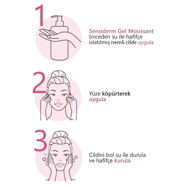 Pierre Cardin Sensiderm Foaming Gel Hassas Ve Normal Ciltler Durulanan Micellar Yüz Temizleme Jeli 350 Ml - Görsel 3