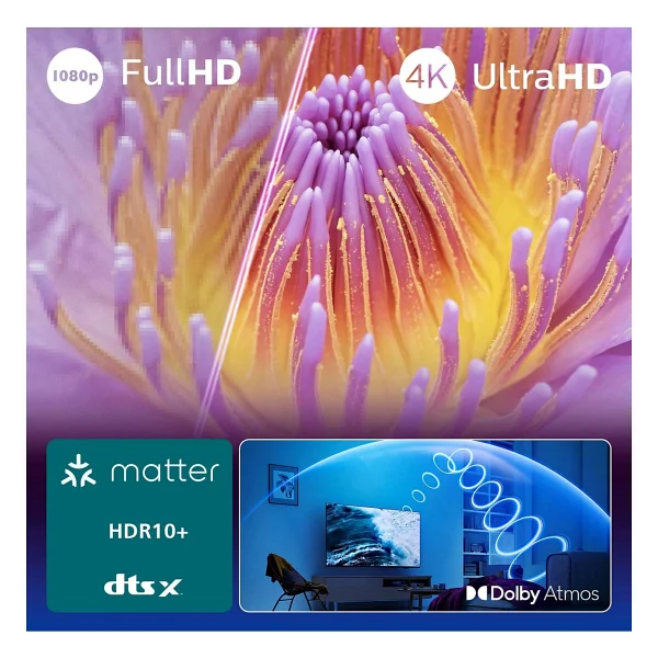 Philips 75pus7000 4K Ultra HD 75" 190 Ekran Uydu Alıcılı Smart LED TV - Görsel 3
