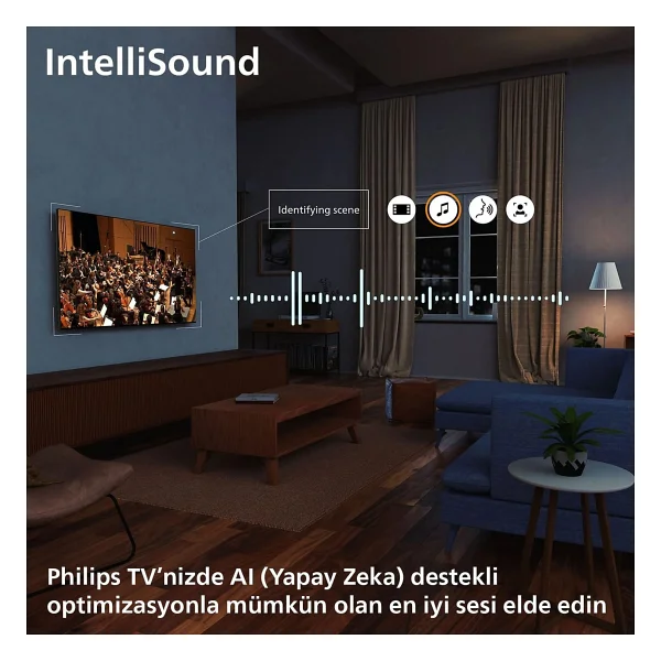 Philips 75pus7000 4K Ultra HD 75" 190 Ekran Uydu Alıcılı Smart LED TV - Görsel 6