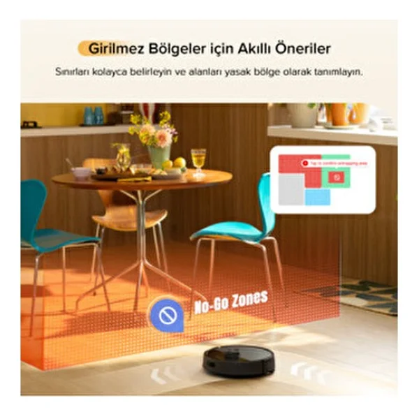 Roborock Q8 Siyah Akıllı Robot Süpürge - Görsel 7