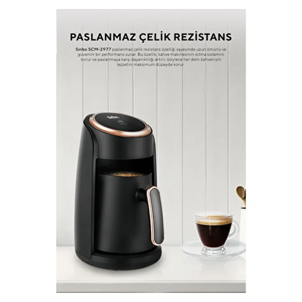 Sinbo SCM-2977 Türk Kahve Makinesi - Görsel 8