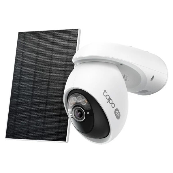 Tp-Link Tapo C660 Kıt 8 Mp 360 Derece 4K Güneş Enerjili Gece Görüşlü Ip Wi-Fi Güvenlik Kamerası - Görsel 2