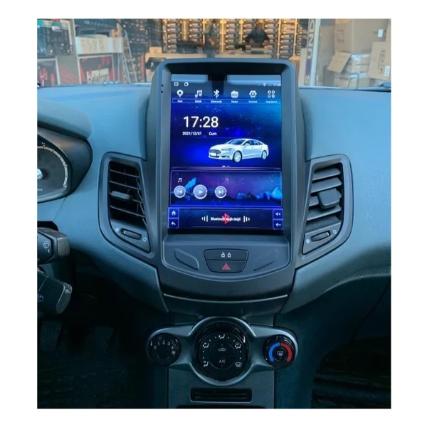 For-X Ford Fiesta Tesla(2009-2018)-9.7''android Gerçek 4+64 GB RAM / 4 Çekirdek 1.6ghz / Wi-Fi 5.0ghz / BT 5.4-Kablosuz Carplay-HD Kameralı-Teknik Destekli - Görsel 4
