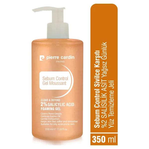 Pierre Cardin Sebum Control Günlük 350 Ml Yüz Temizleme Jeli - Görsel 5