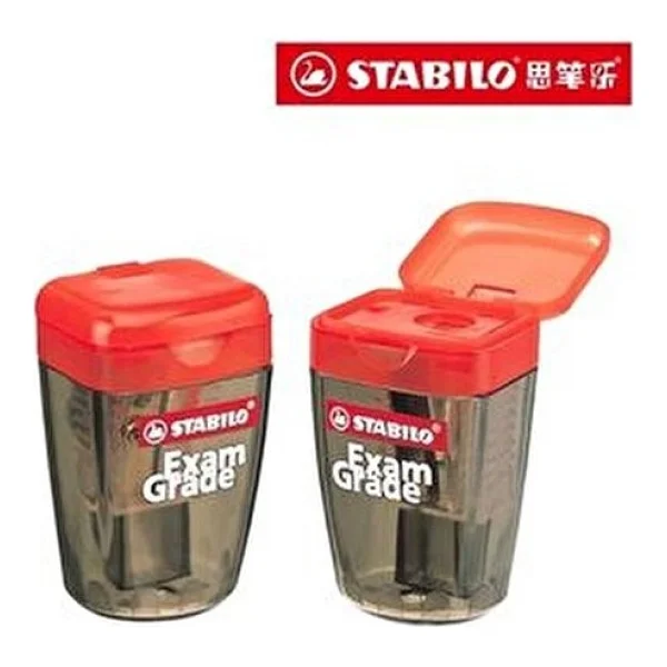 Stabilo Sınav Kalemtraşı Yeşil Renk 48 Parça Kapaklı Kullanım Kolaylığı - Görsel 2