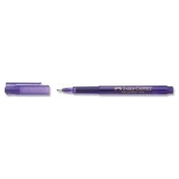 Faber-Castell 1554 Broadpen Mor Keçeli Kalem - Görsel 5