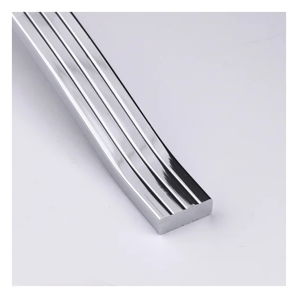 Mobilya Kulpu 256 Mm Vida Aralığı Paslanmaz Sağlam Kulpları Kulbu Krom Gümüş Çizgili Metal 10 Adet - Görsel 5