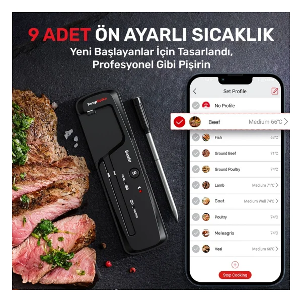 Thermopro Tp961 Profesyonel Gıda Termometresi - Görsel 2
