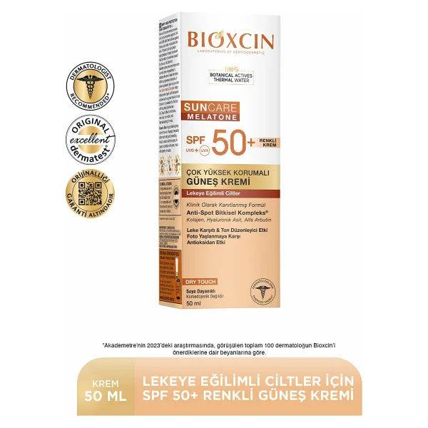 Bioxcin Sun Care Melatone Lekeli Ciltler İçin 50 Ml 50 Faktör Güneş Kremi - Görsel 4