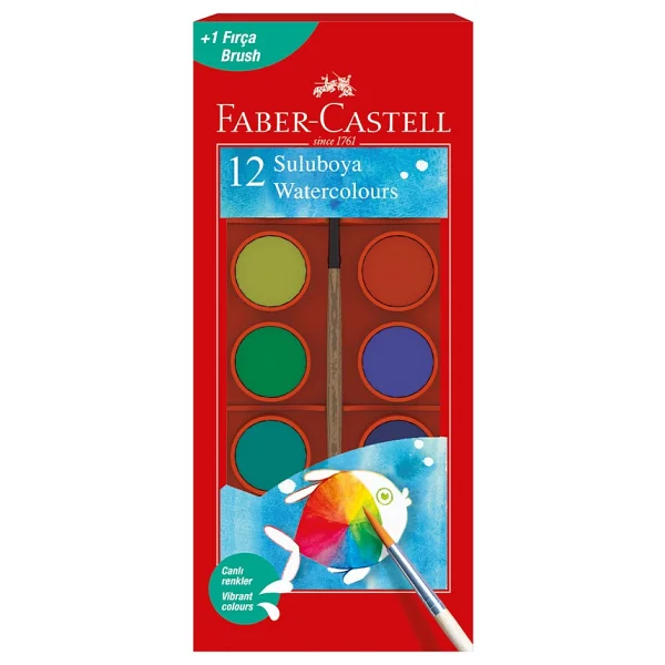 Faber-Castell Okula Dönüş Boyama Seti 56 Parça Renkli Kalemler Ve Boyalarla Eğlenceli Aktiviteler - Görsel 6
