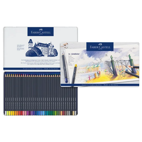 Faber-Castell Goldfaber 36'lı Kuru Boya Seti - Görsel 3