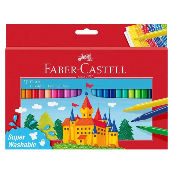 Faber-Castell 50'li Keçeli Kalem Seti - Görsel 9